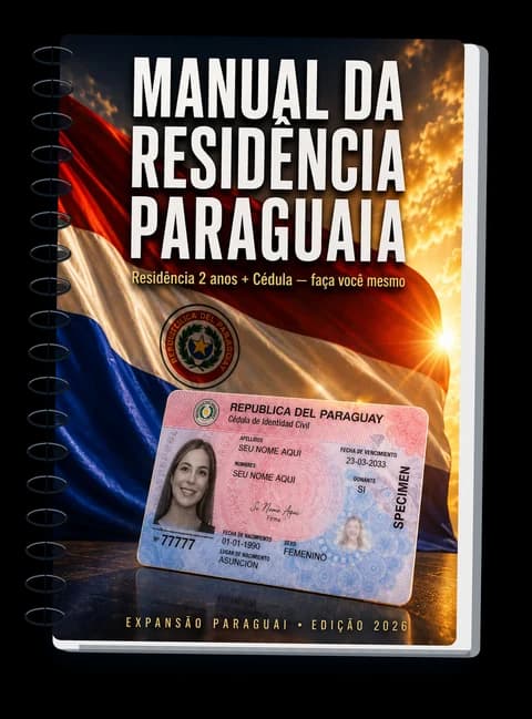 Mockup do Manual da Residência Paraguaia